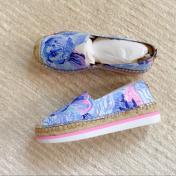 NWT Lilly Pulitzer Marlo espadrille flats - Picture 9 of 14